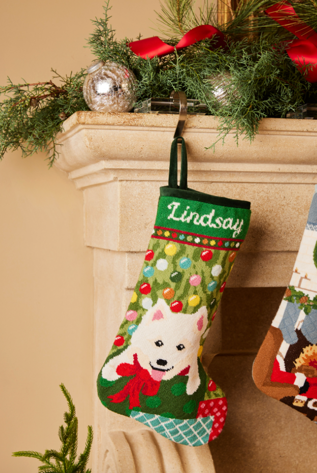PREORDER FOR 2026: Bundle of Joy Full Size Needlepoint Christmas Stocking