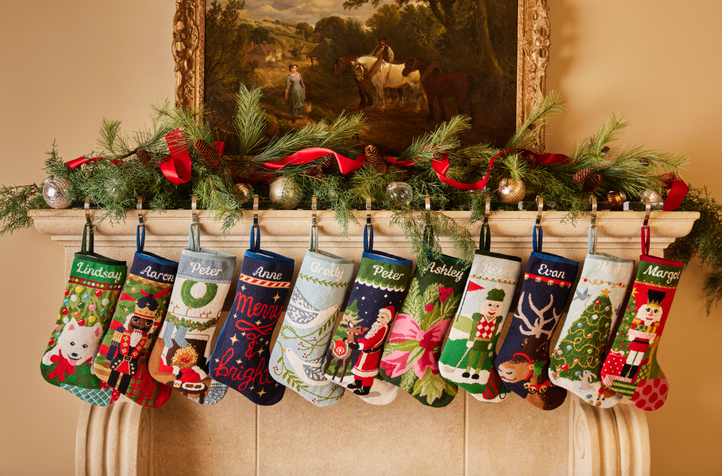 PREORDER FOR 2026: Bundle of Joy Full Size Needlepoint Christmas Stocking