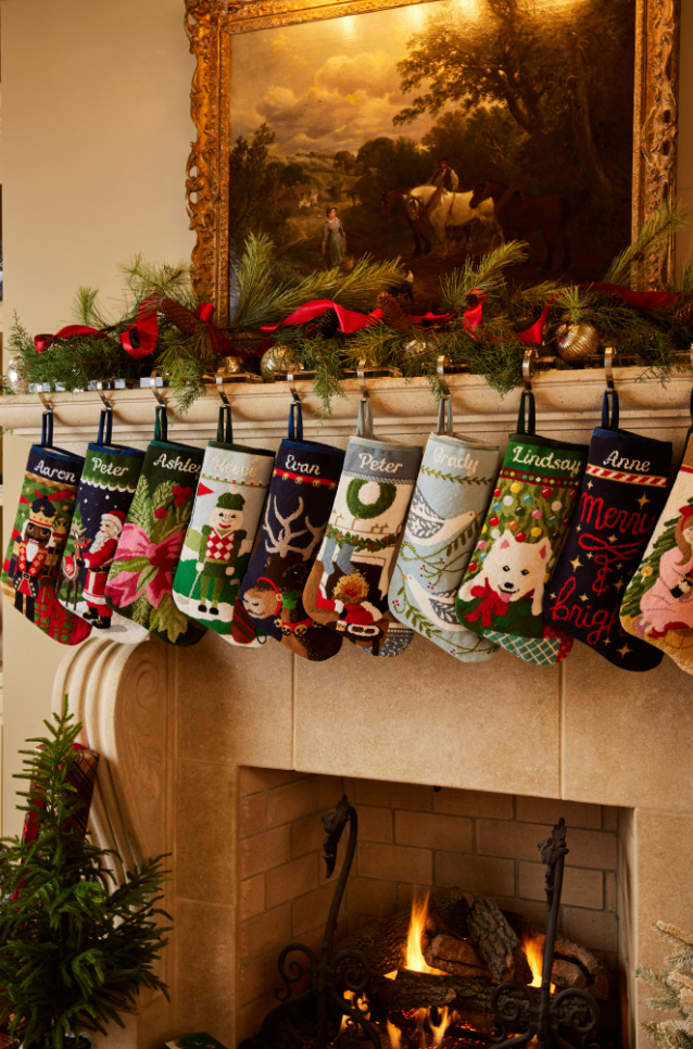 PREORDER FOR 2026: Bundle of Joy Full Size Needlepoint Christmas Stocking