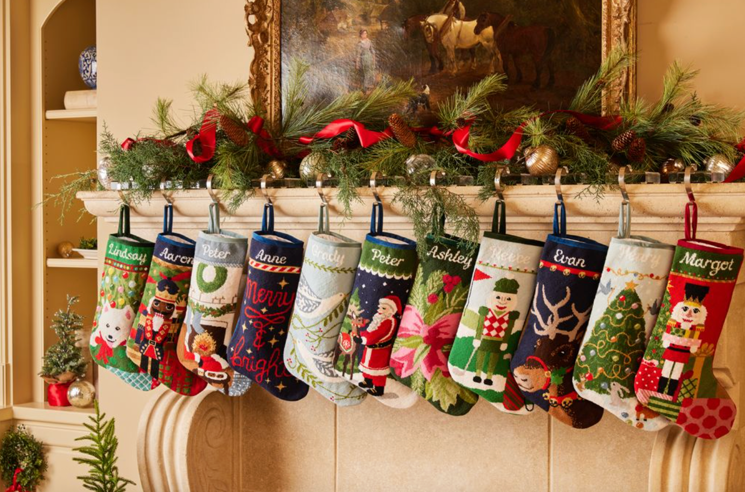 PREORDER FOR 2026: Bundle of Joy Full Size Needlepoint Christmas Stocking
