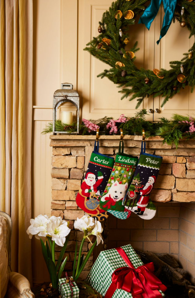 PREORDER FOR 2026: Bundle of Joy Full Size Needlepoint Christmas Stocking