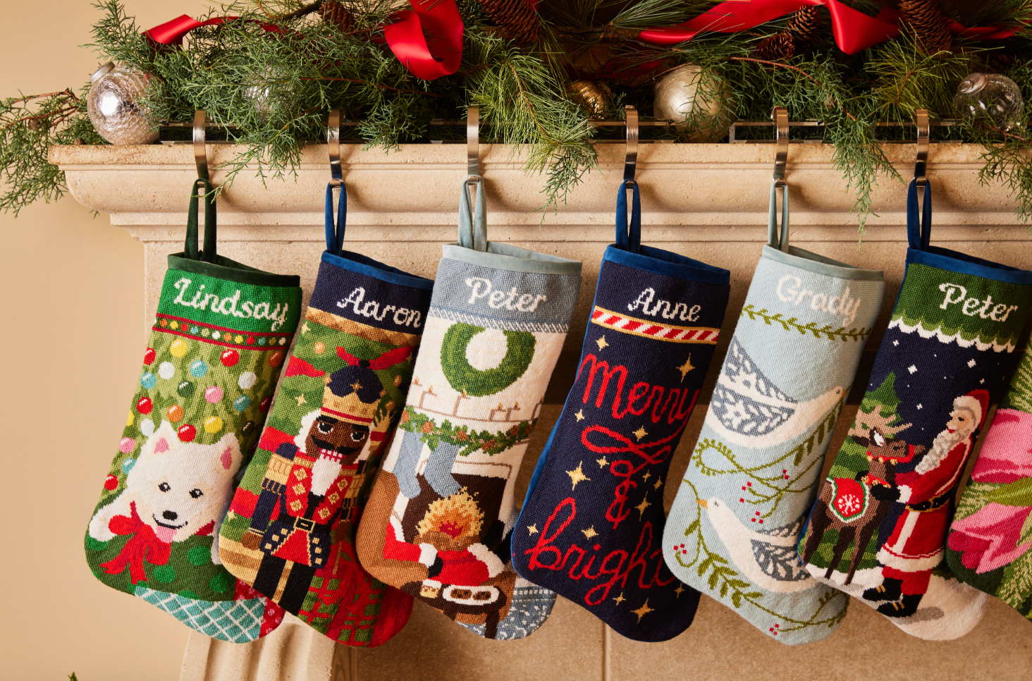 PREORDER FOR 2026: Bundle of Joy Full Size Needlepoint Christmas Stocking