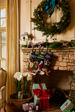 PREORDER FOR 2026: Santa's Favorite Reindeer Full Size Needlepoint Christmas Stocking