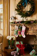 PREORDER FOR 2026: Pretty Pink Bow Full Size Needlepoint Christmas Stocking