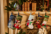 PREORDER FOR 2026: Celebration Castle Full Size Needlepoint Christmas Stocking