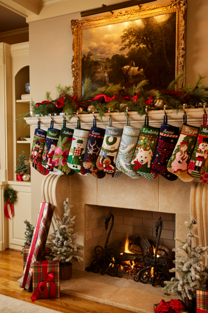 PREORDER FOR 2026: Christmas Birdie Full Size Needlepoint Stocking