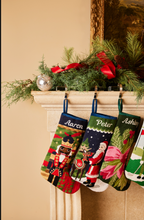 PREORDER FOR 2026: Gifting Nutcracker Full Size Needlepoint Christmas Stocking