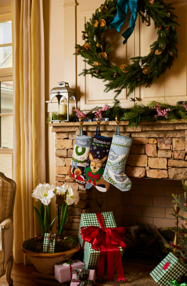 PREORDER FOR 2026: Dasher Full Size Needlepoint Christmas Stocking