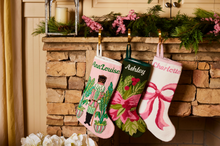 PREORDER FOR 2026: Holiday Greetings Full Size Needlepoint Christmas Stocking