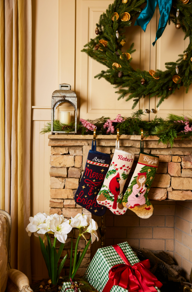 PREORDER FOR 2026: Clara Full Size Needlepoint Christmas Stocking