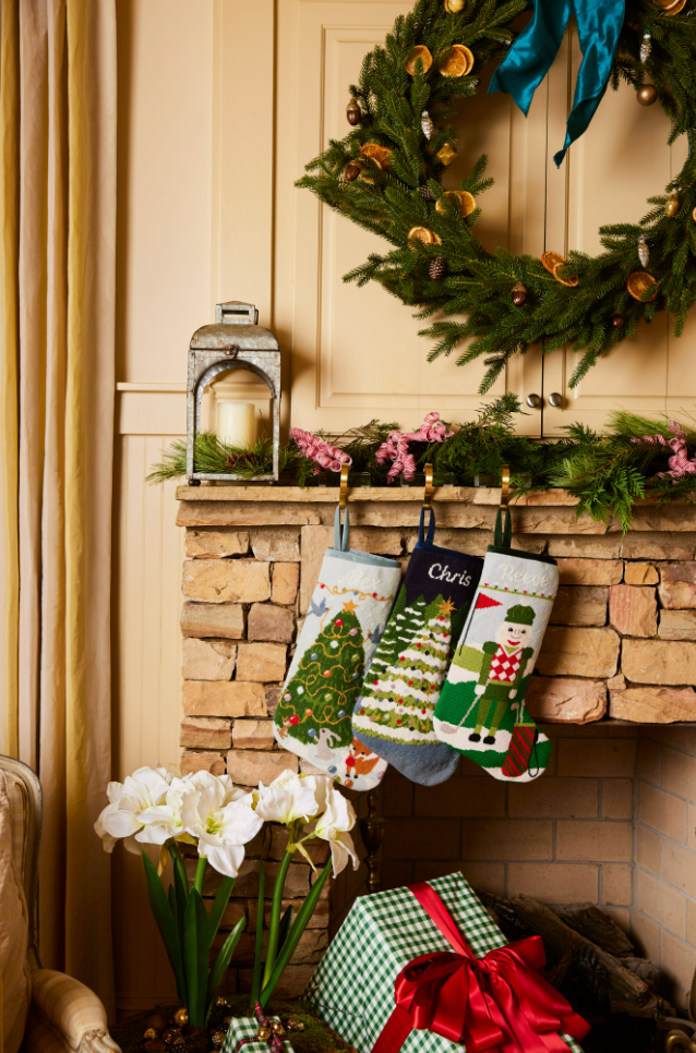 PREORDER FOR 2026: Winter Wonderland Full Size Needlepoint Christmas Stocking