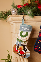 PREORDER FOR 2026: Santa's Nightcap Full Size Needlepoint Christmas Stocking