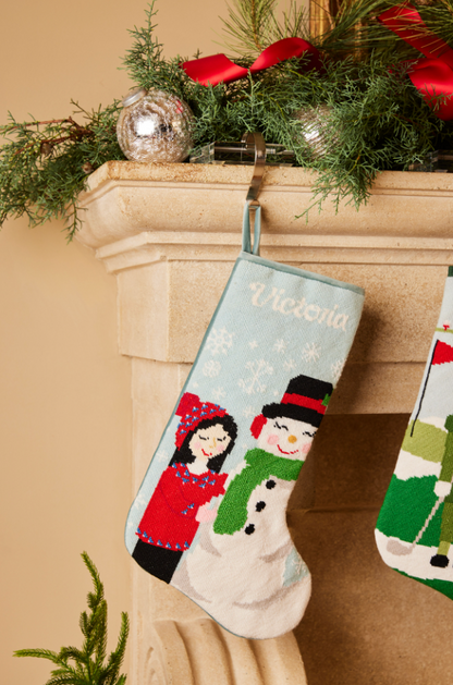 PREORDER FOR 2026: Friend of Frosty Full Size Needlepoint Christmas Stocking