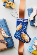 Quintessential Quail Bauble Stockings on white holiday-themed backdrop