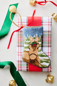Bauble Stockings displayed with holiday-themed decor