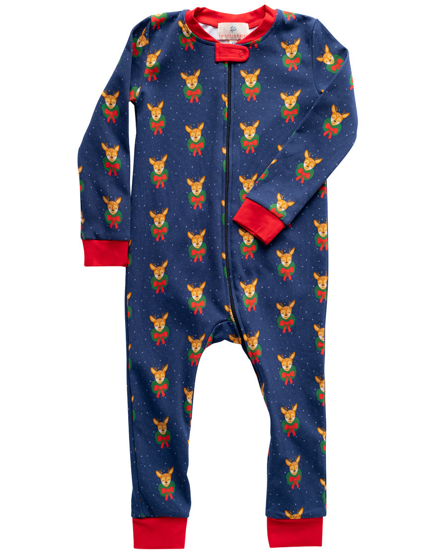 6MO Dasher Zip Up Pajamas