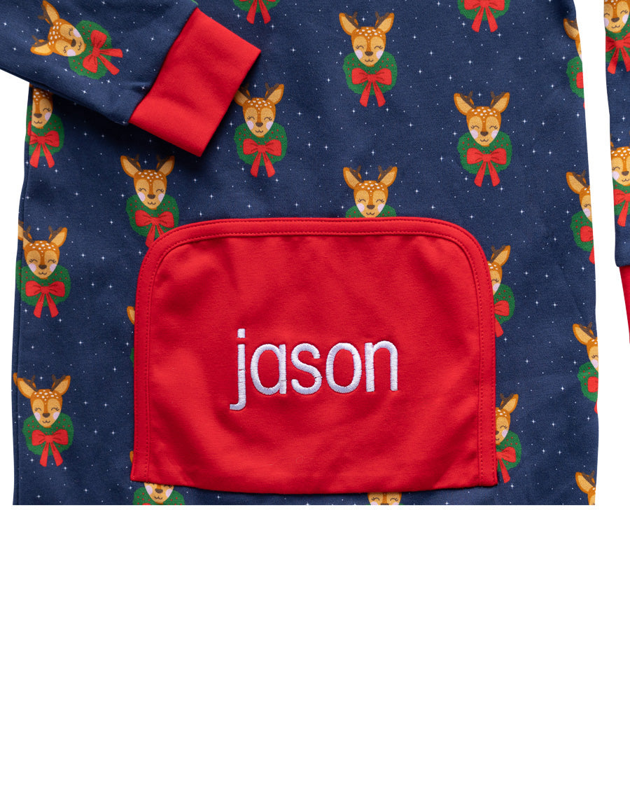Size 6MO: Dasher Zip Up Pajamas