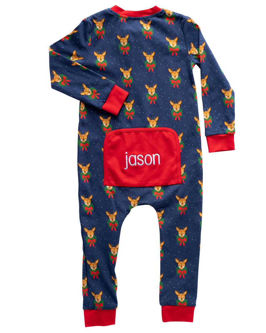 Size 6MO: Dasher Zip Up Pajamas