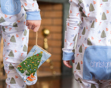 Size 6MO, 9MO & 2T: Woodland Creatures Zip Up Pajamas