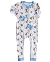 Size 6MO, 9MO & 2T: Woodland Creatures Zip Up Pajamas