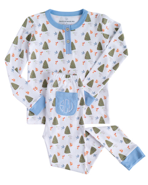 Woodland Creatures 2 Piece Pajamas