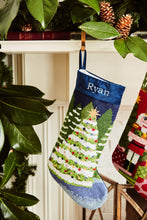 Bauble Stockings Full Size Stocking Monogrammed Name in Block Winter Wonderland Full Size Stocking