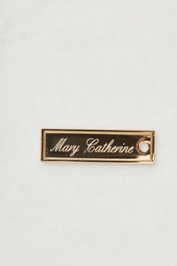 Bauble Stockings Name Charm Charms: Golden Name Charm