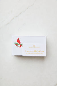 Bauble Stockings Scavenger Hunt Clues Christmas Cardinal Scavenger Hunt Clues