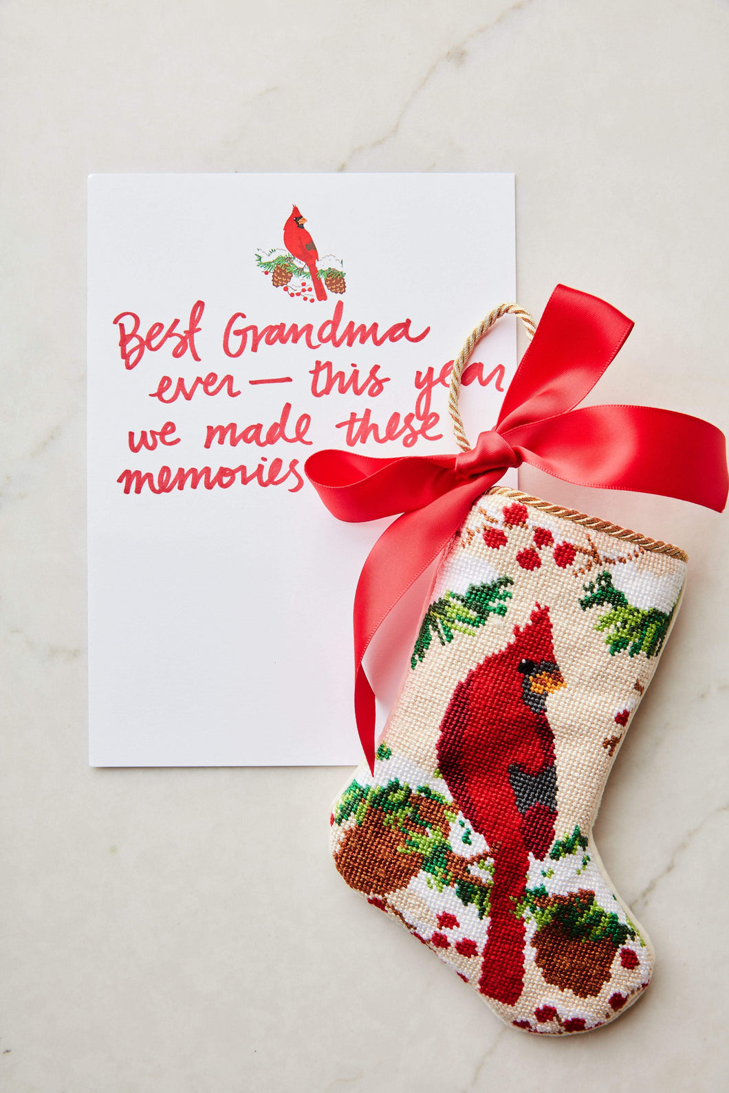 Bauble Stockings Stationery Christmas Cardinal Coordinating Stationery