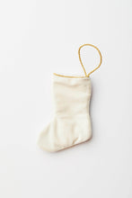 Back view of Christmas Cardinal needlepoint stocking with solid white velvet backing