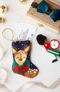 Bauble Stockings stocking styled with Christmas holiday decor