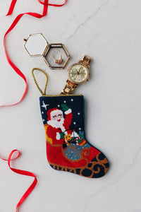 Holiday-themed Bauble Stockings